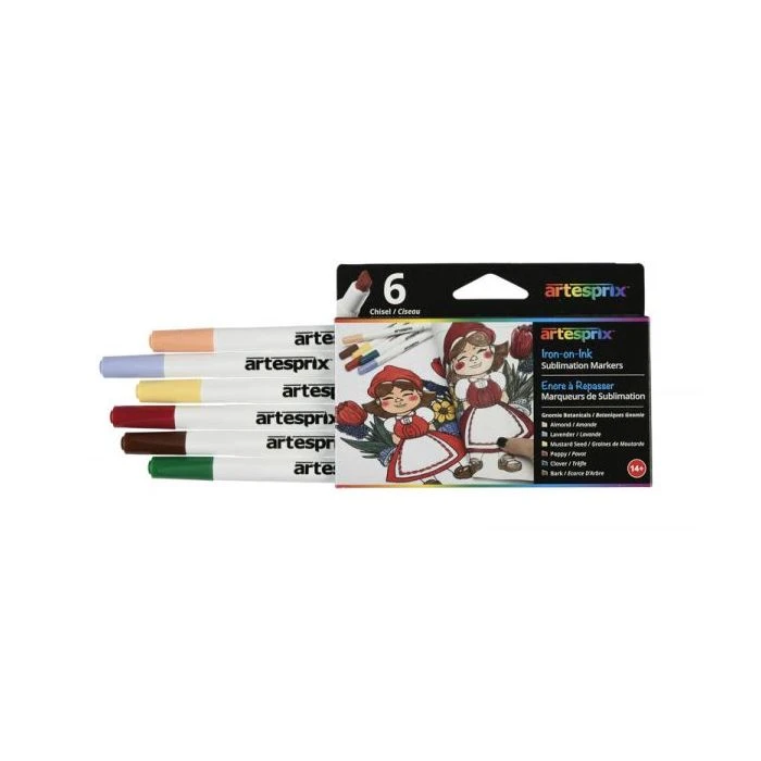 Artesprix Gnomie Botanical Sublimation Markers (1-6/pack) 1 Artesprix Gnomie Botanical Sublimation Markers (1-6/pack)