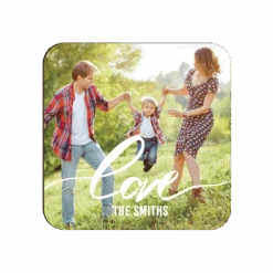 Hardboard Square Drink Coasters With Rounded Corners For Sublimation Printing- 3.54" X 3.54" (40/case)