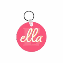 Circle FRP Two Sided Sublimation Keychain - 2.5"