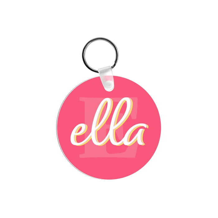 Circle FRP Two Sided Sublimation Keychain - 2.5" 1 Circle FRP Two Sided Sublimation Keychain - 2.5"