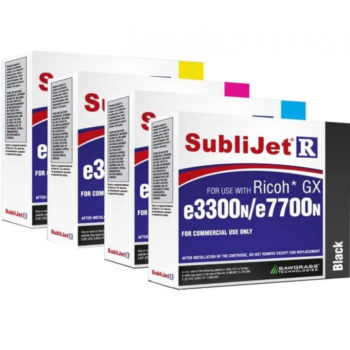 Ricoh GX E3300N/ GXE7700N Sublimation Ink - SubliJet-R Standard Capacity Ink Cartridges 1 Ricoh GX E3300N/ GXE7700N Sublimation Ink - SubliJet-R Standard Capacity Ink Cartridges