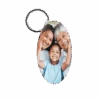Oval Aluminum Two Sided Sublimation Keychain - 2.5"