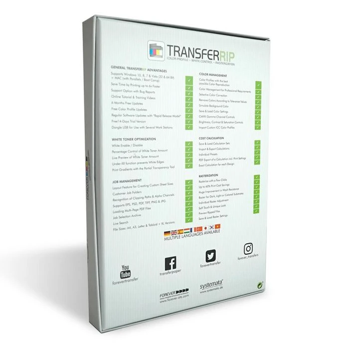 FOREVER TransferRip Color Profile White Control Rasterization Software 5C Edit 2 FOREVER TransferRip Color Profile White Control Rasterization Software 5C Edit - Image 2