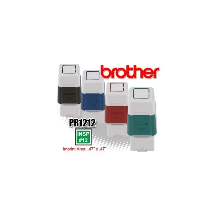 Brother Stamp 1212 Replacement - Customizable Pre-Inked Rubber Stamp - 6/pack 1 Brother Stamp 1212 Replacement - Customizable Pre-Inked Rubber Stamp - 6/pack