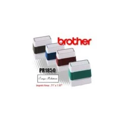 Brother Stamp 1850 Replacement - Customizable Pre-Inked Rubber Stamp - 6/pack