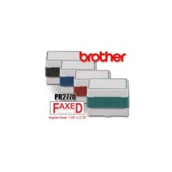 Brother Stamp 2770 Replacement - Customizable Pre-Inked Rubber Stamp (6/pack)