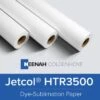 Jetcol® HTR3500 Sublimation Paper Roll - 105 GSM - 94" X 328' - OVERSTOCK