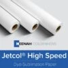 Jetcol® High Speed Sublimation Paper Roll - 95 GSM - 75" X 443 - OVERSTOCK