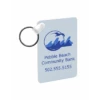 Rectangle Aluminum Two Sided Sublimation Keychain - 1.6" X 2.25"