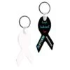 Awareness Ribbon Aluminum Sublimation Keychain (50/case)