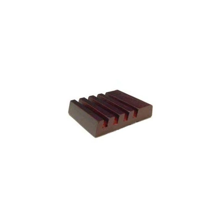 Slotted Wood Coaster Stand Mahogany Finish (10/case) 1 Slotted Wood Coaster Stand Mahogany Finish (10/case)
