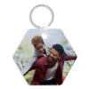 Double-Sided Hexagon Aluminum Sublimation Keychain - 2.55” X 2.25”